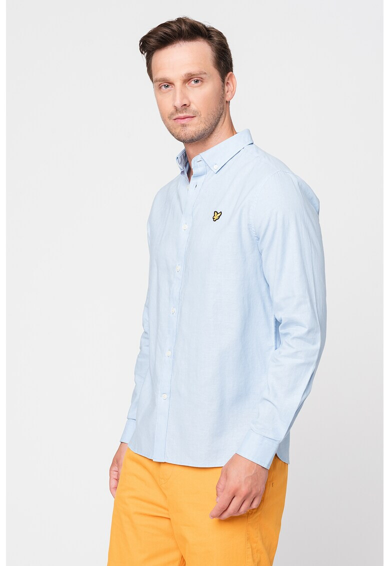 Lyle & Scott Риза от памук и лен - Pepit.bg