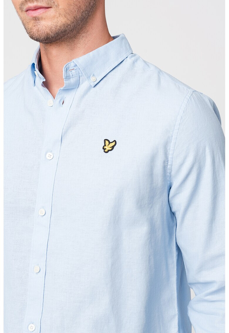 Lyle & Scott Риза от памук и лен - Pepit.bg