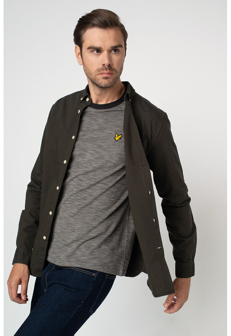 Lyle & Scott Риза с пришит джоб - Pepit.bg