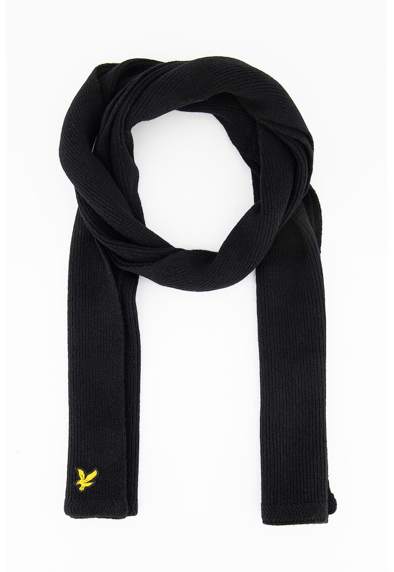 Lyle & Scott Шал с вълна и рипс - Pepit.bg