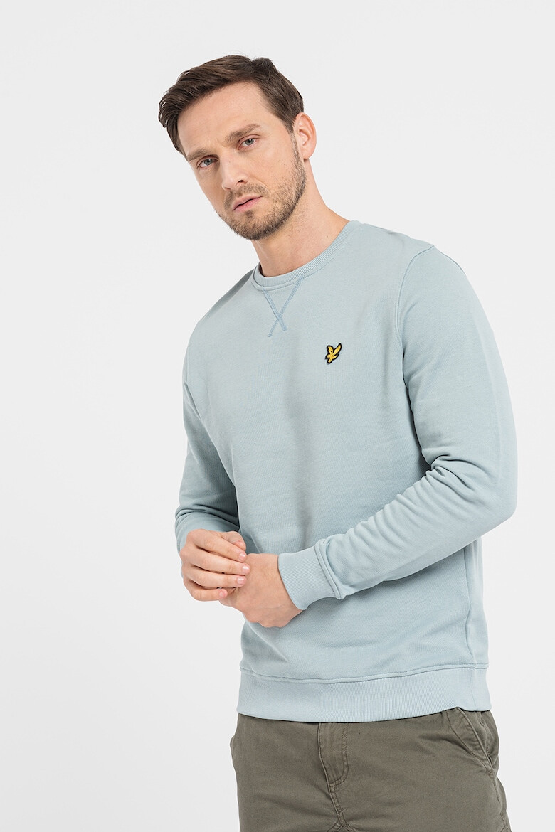 Lyle  Scott Суитшърт от памук с овално деколте - Pepit.bg