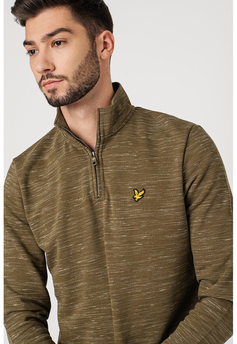 Lyle & Scott Суитшърт с висока яка и къс цип - Pepit.bg