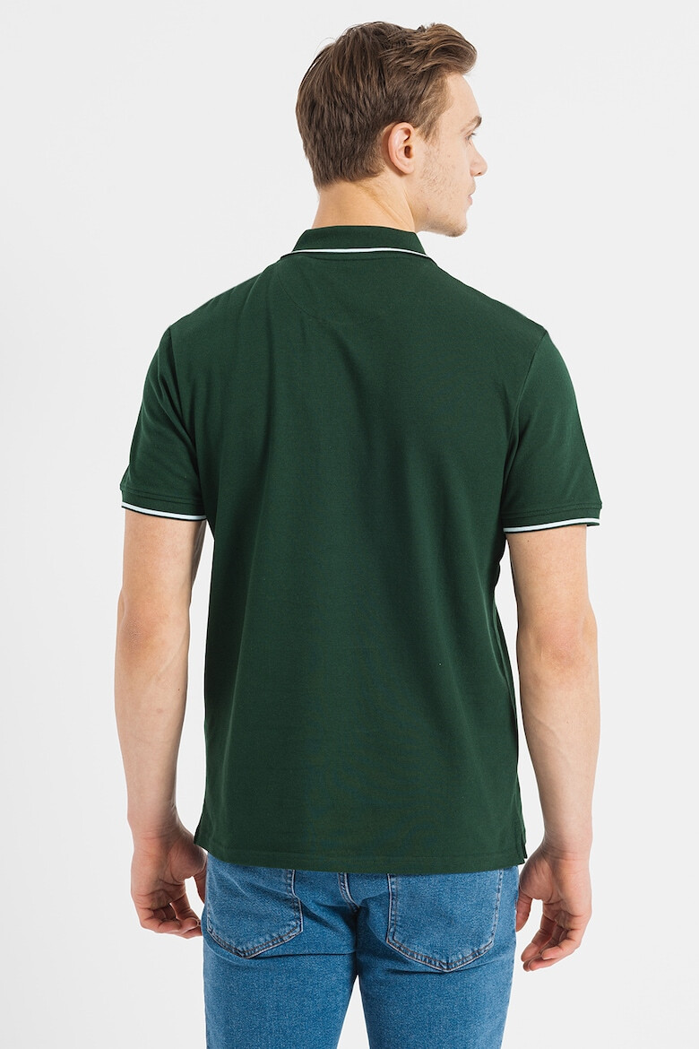 Lyle & Scott Тениска от пике с яка - Pepit.bg