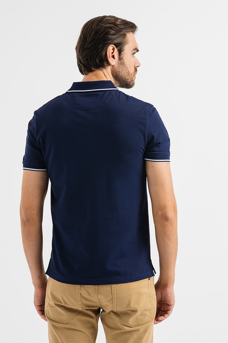 Lyle & Scott Тениска от пике с яка - Pepit.bg