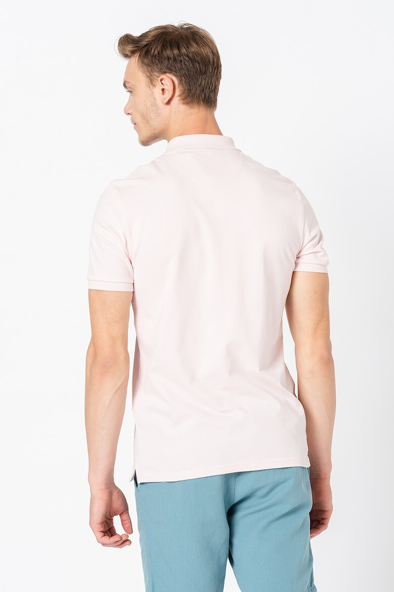 Lyle & Scott Тениска от пике с яка - Pepit.bg