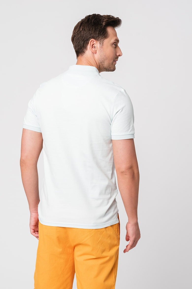 Lyle & Scott Тениска от пике с яка - Pepit.bg