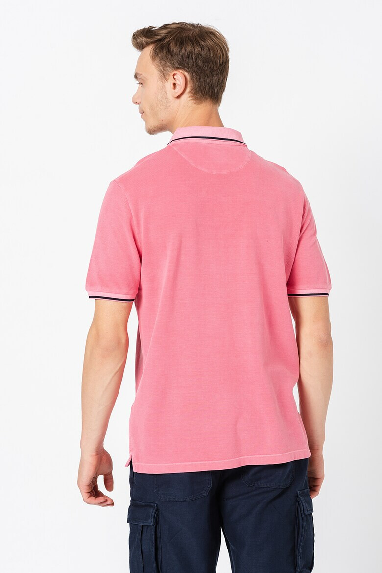 Lyle & Scott Тениска от пике с яка - Pepit.bg