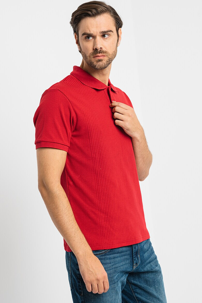 Lyle & Scott Тениска с яка и лого отпред - Pepit.bg