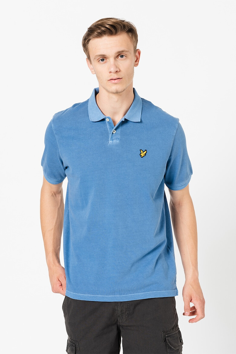 Lyle & Scott Тениска с яка и лого - Pepit.bg