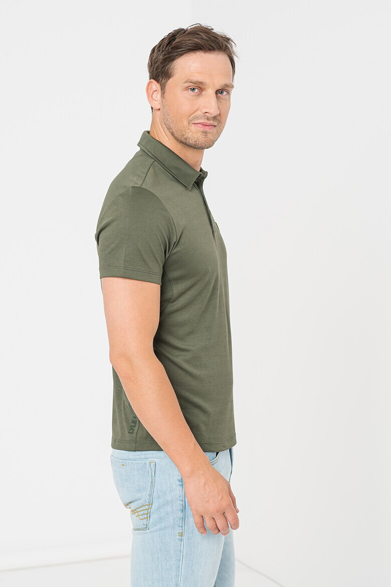Lyle & Scott Тениска с яка и пришито лого - Pepit.bg