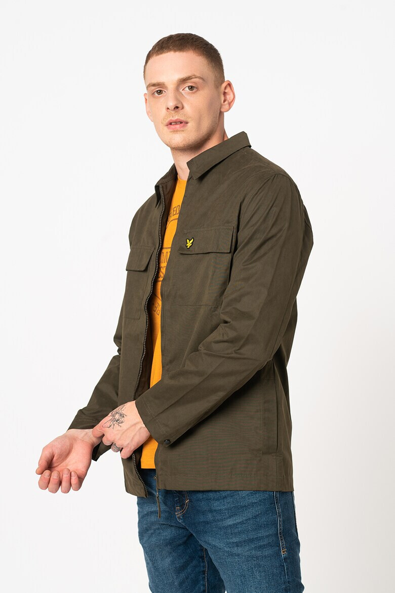 Lyle & Scott Яке с цип и джобове с капаче - Pepit.bg