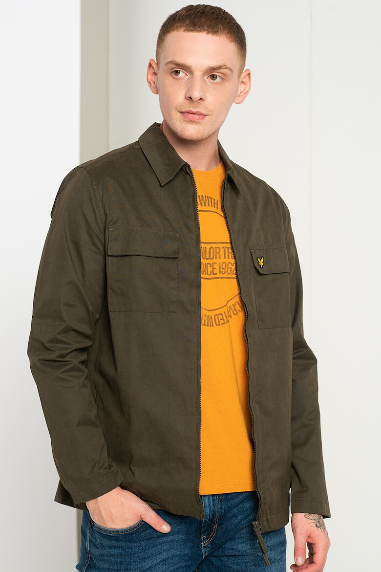 Lyle & Scott Яке с цип и джобове с капаче - Pepit.bg