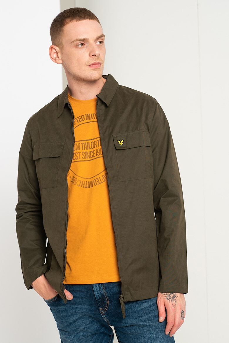 Lyle & Scott Яке с цип и джобове с капаче - Pepit.bg