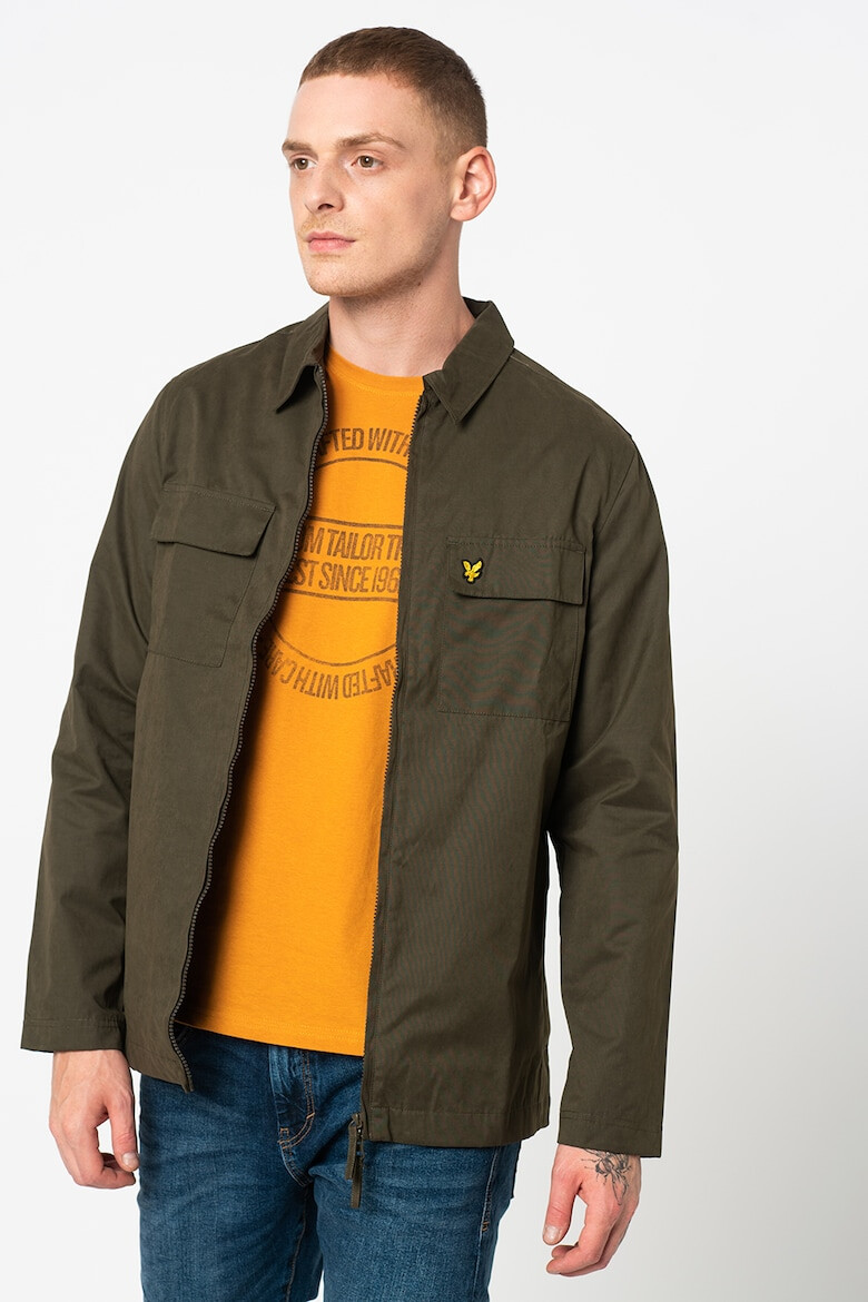 Lyle & Scott Яке с цип и джобове с капаче - Pepit.bg
