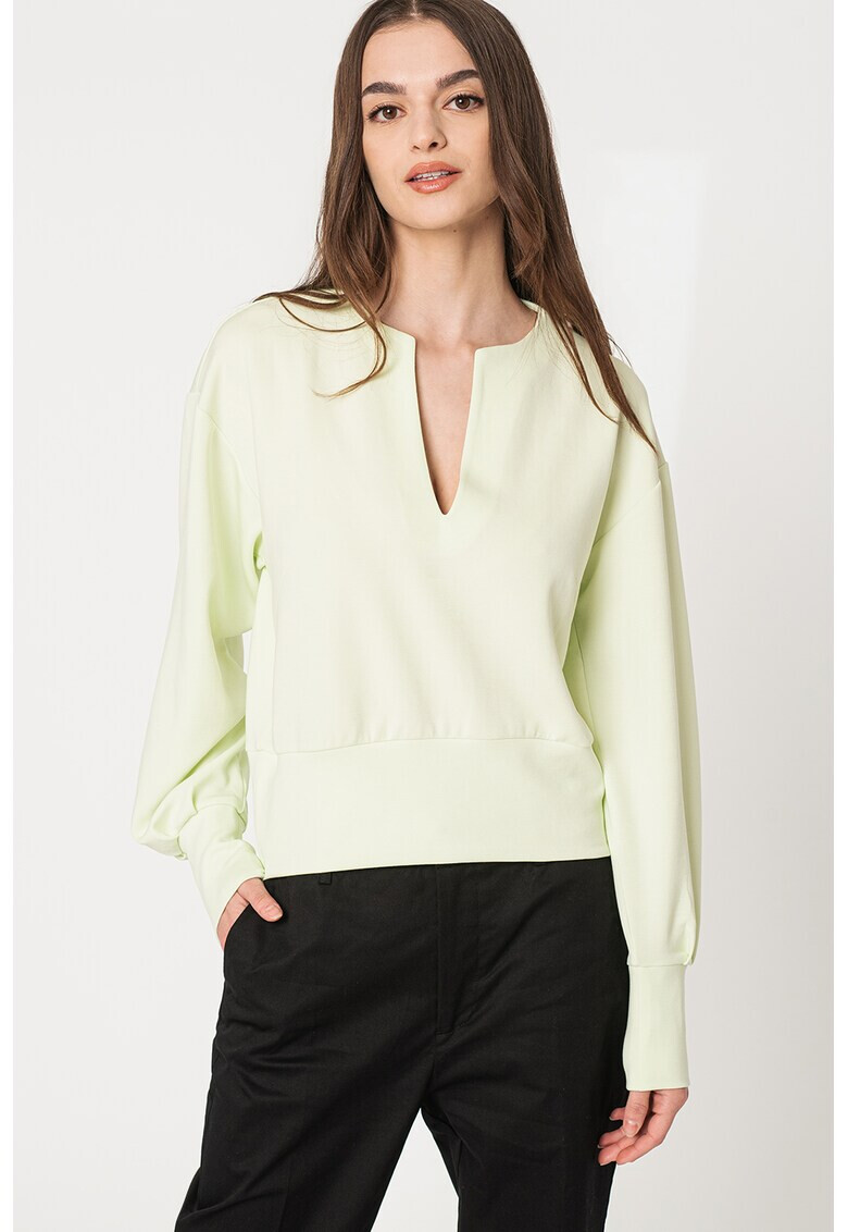 Maison Scotch Блуза с модал с бухнали ръкави - Pepit.bg