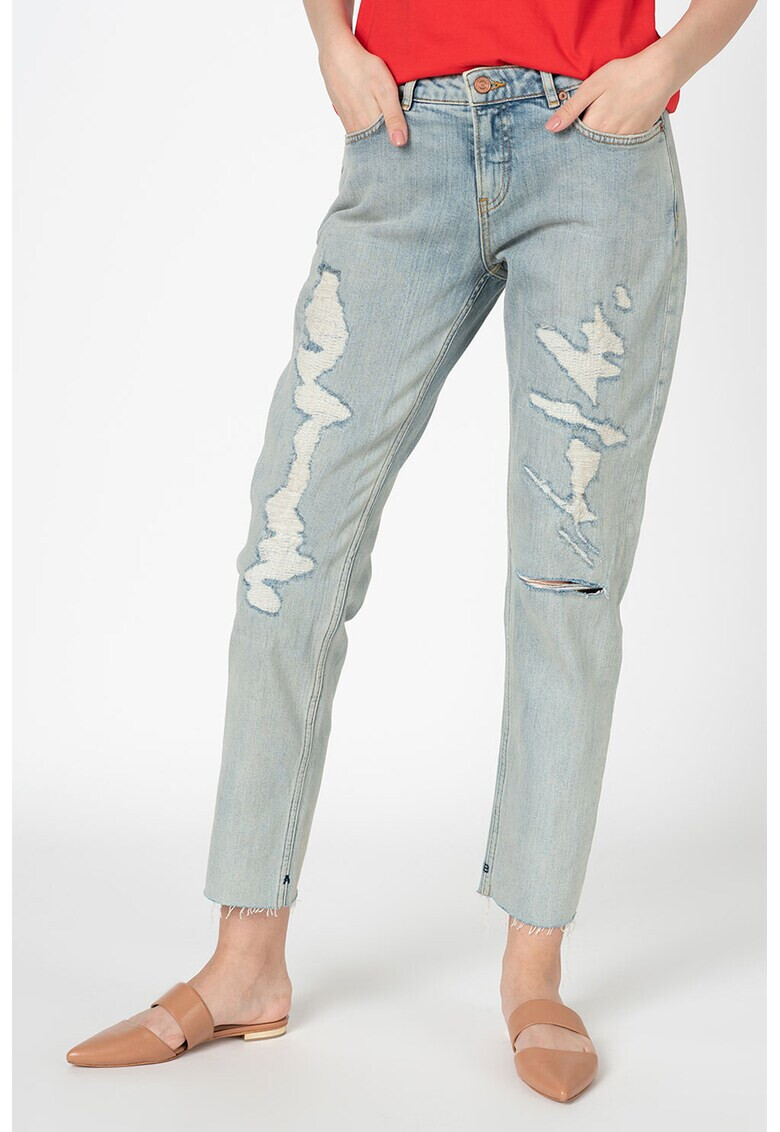 Maison Scotch Дънки Boyfriend с протрити зони - Pepit.bg