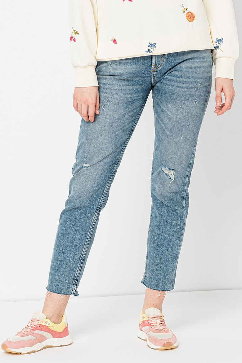 Maison Scotch Дънки над глезена с бродерии - Pepit.bg