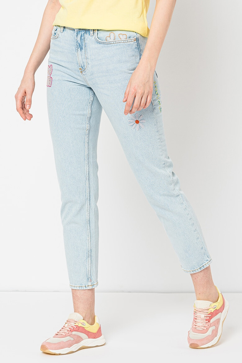 Maison Scotch Дънки над глезена с принт - Pepit.bg