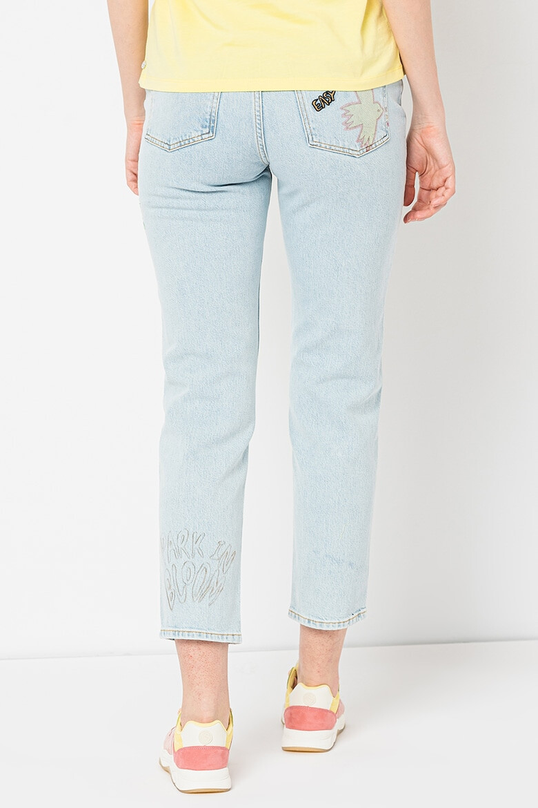 Maison Scotch Дънки над глезена с принт - Pepit.bg