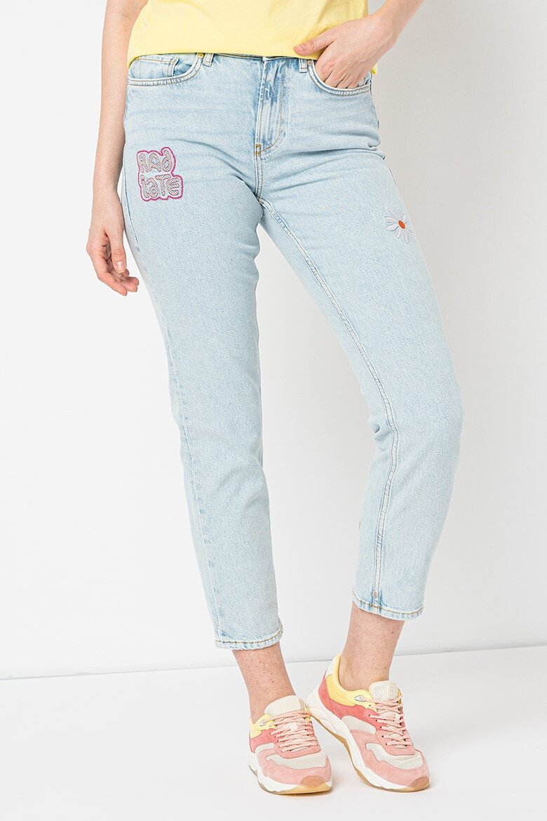 Maison Scotch Дънки над глезена с принт - Pepit.bg