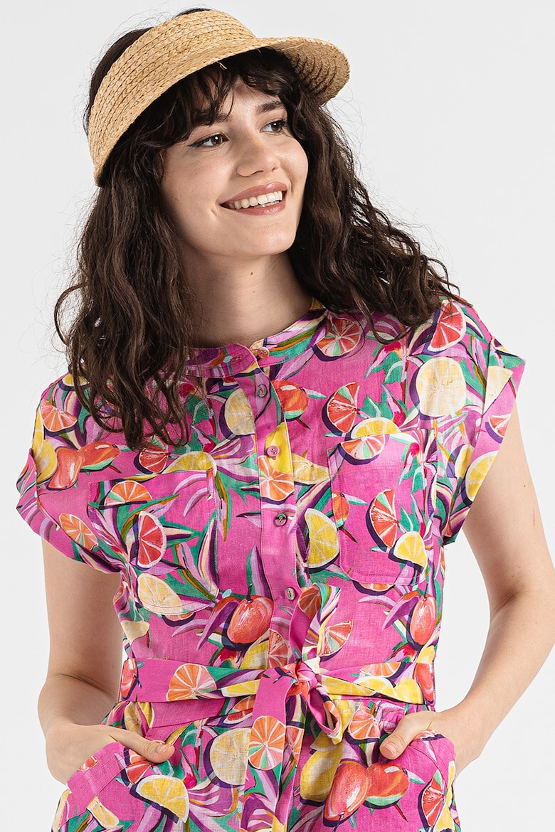 Maison Scotch Къс ленен гащеризон с връзки - Pepit.bg