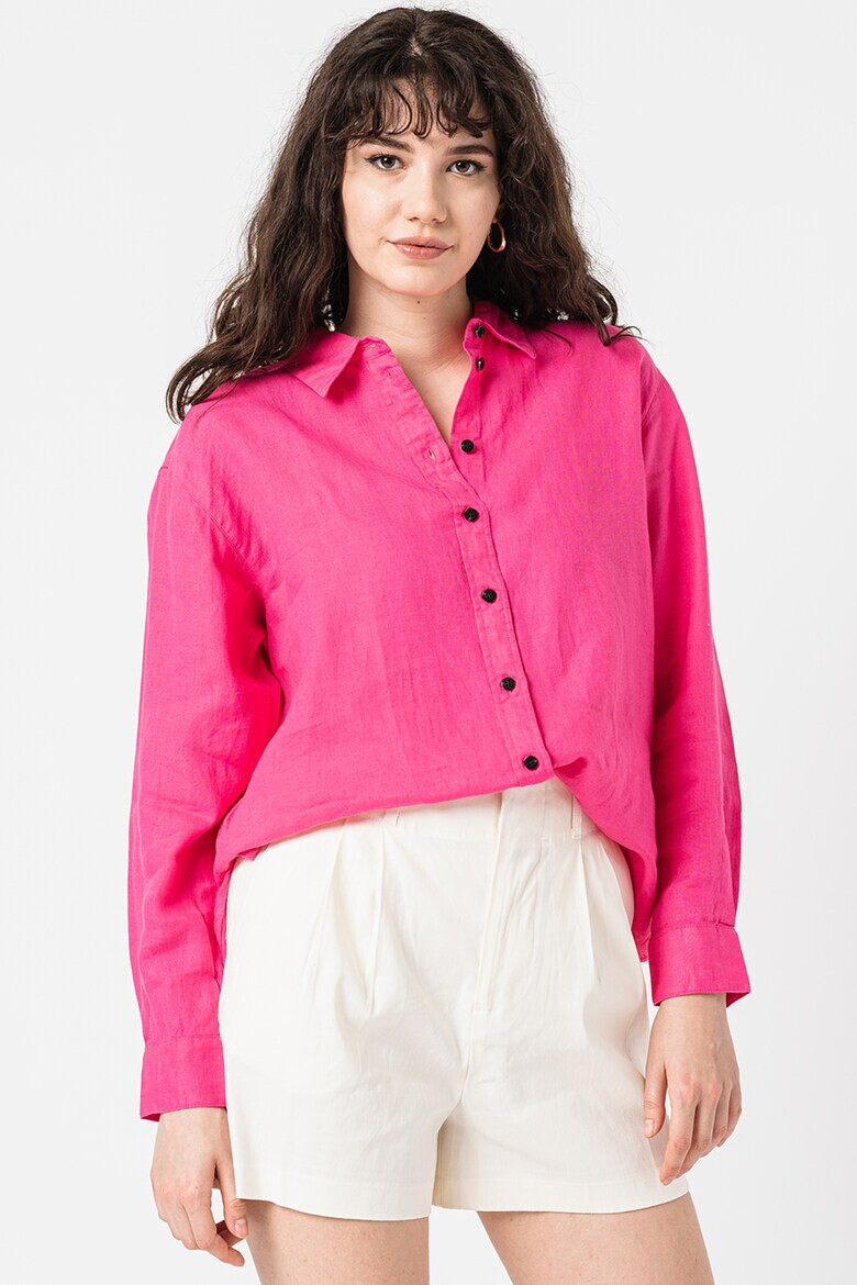 Maison Scotch Ленена риза с остра яка - Pepit.bg