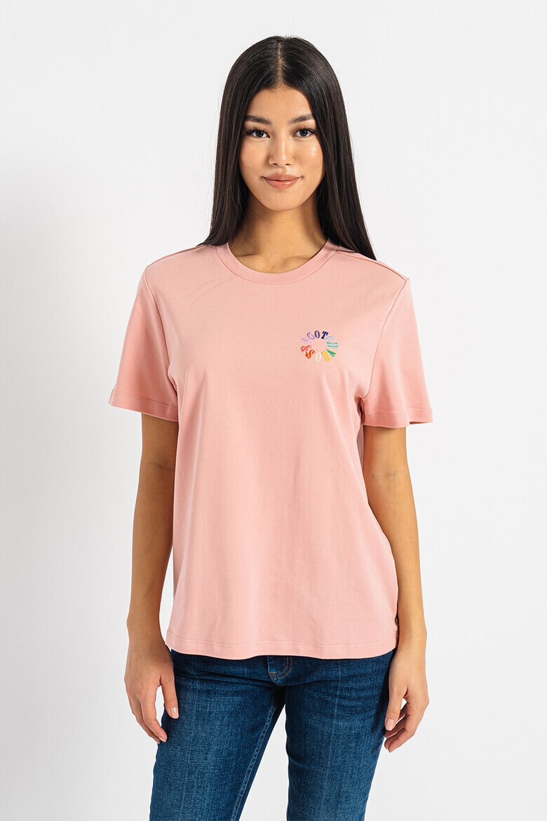 Maison Scotch Памучна тениска с лого - Pepit.bg