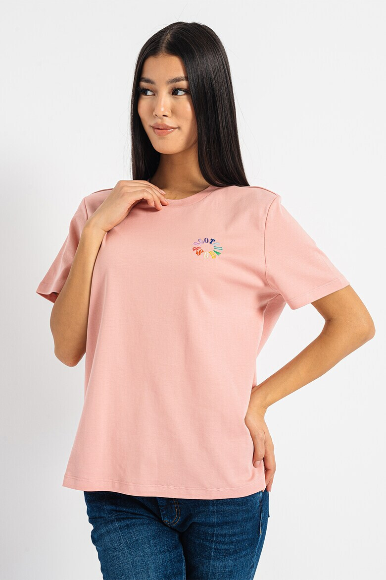 Maison Scotch Памучна тениска с лого - Pepit.bg