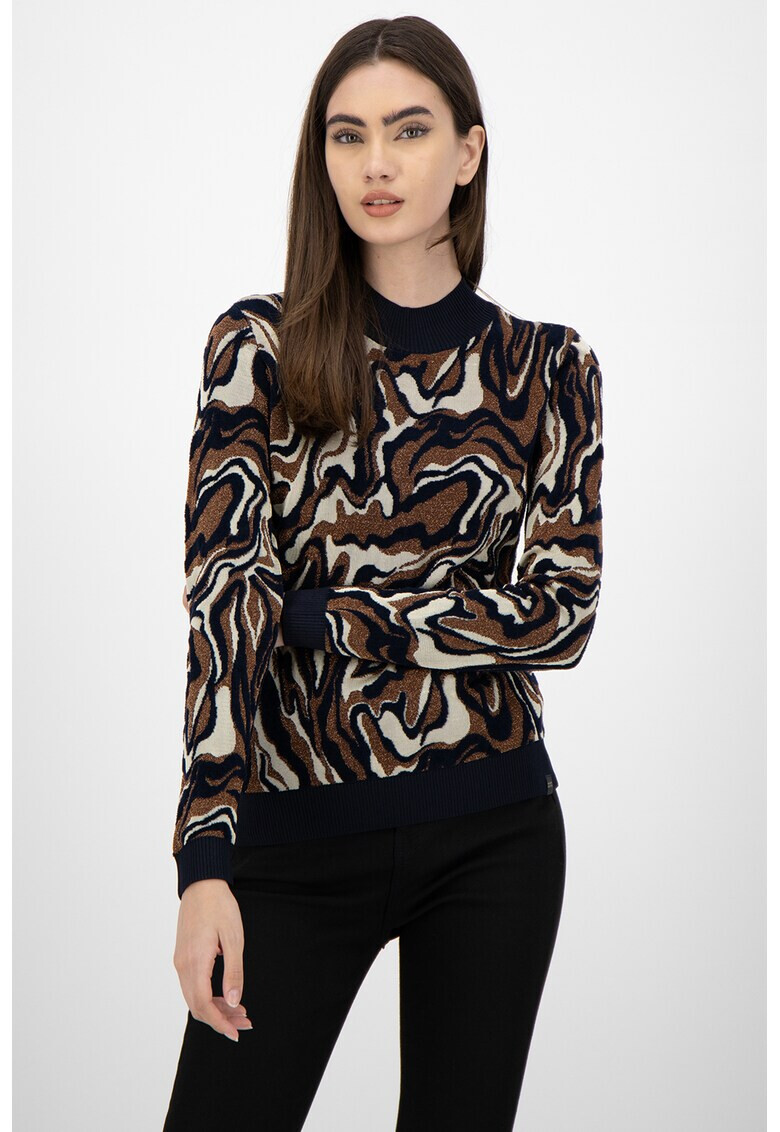 Maison Scotch Пуловер с десен и лурекс - Pepit.bg
