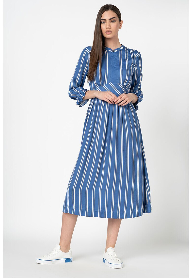 Maison Scotch Разкроена рокля на райе - Pepit.bg