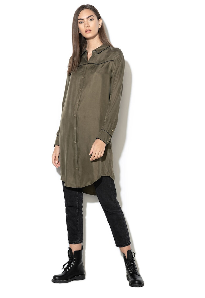 Maison Scotch Рокля тип риза от купро - Pepit.bg