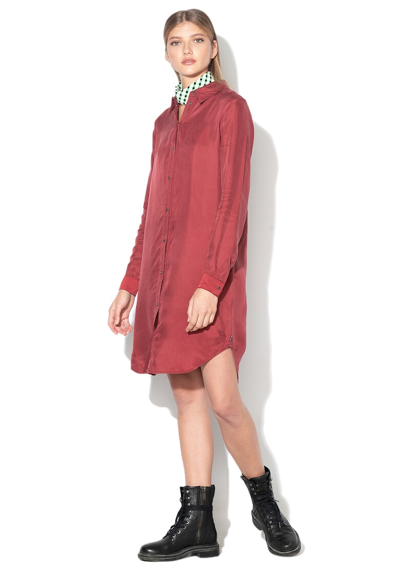 Maison Scotch Рокля тип риза с остра яка - Pepit.bg