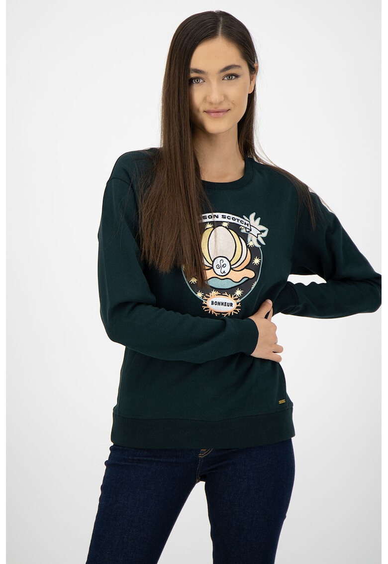 Maison Scotch Суитшърт с бродерии - Pepit.bg