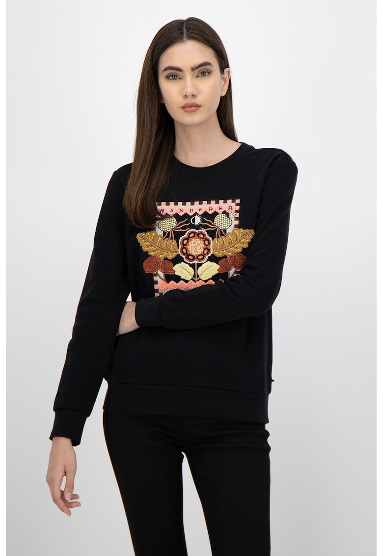 Maison Scotch Суитшърт с бродерии - Pepit.bg
