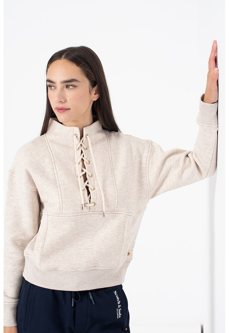 Maison Scotch Суитшърт с джоб тип кенгуру - Pepit.bg