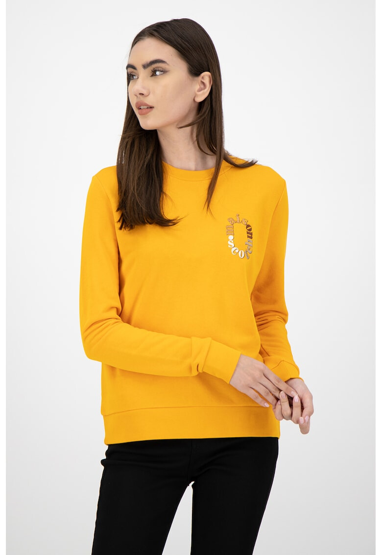 Maison Scotch Суитшърт с модал и лого - Pepit.bg