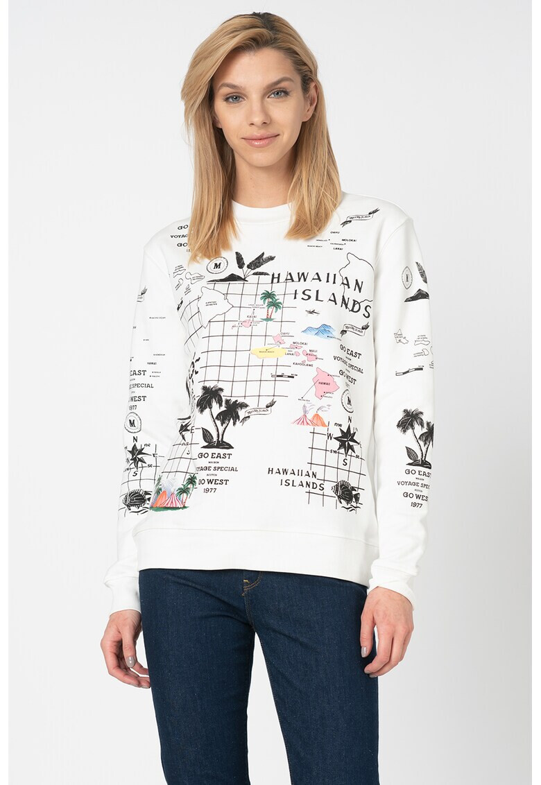 Maison Scotch Суитшърт с овално деколте - Pepit.bg