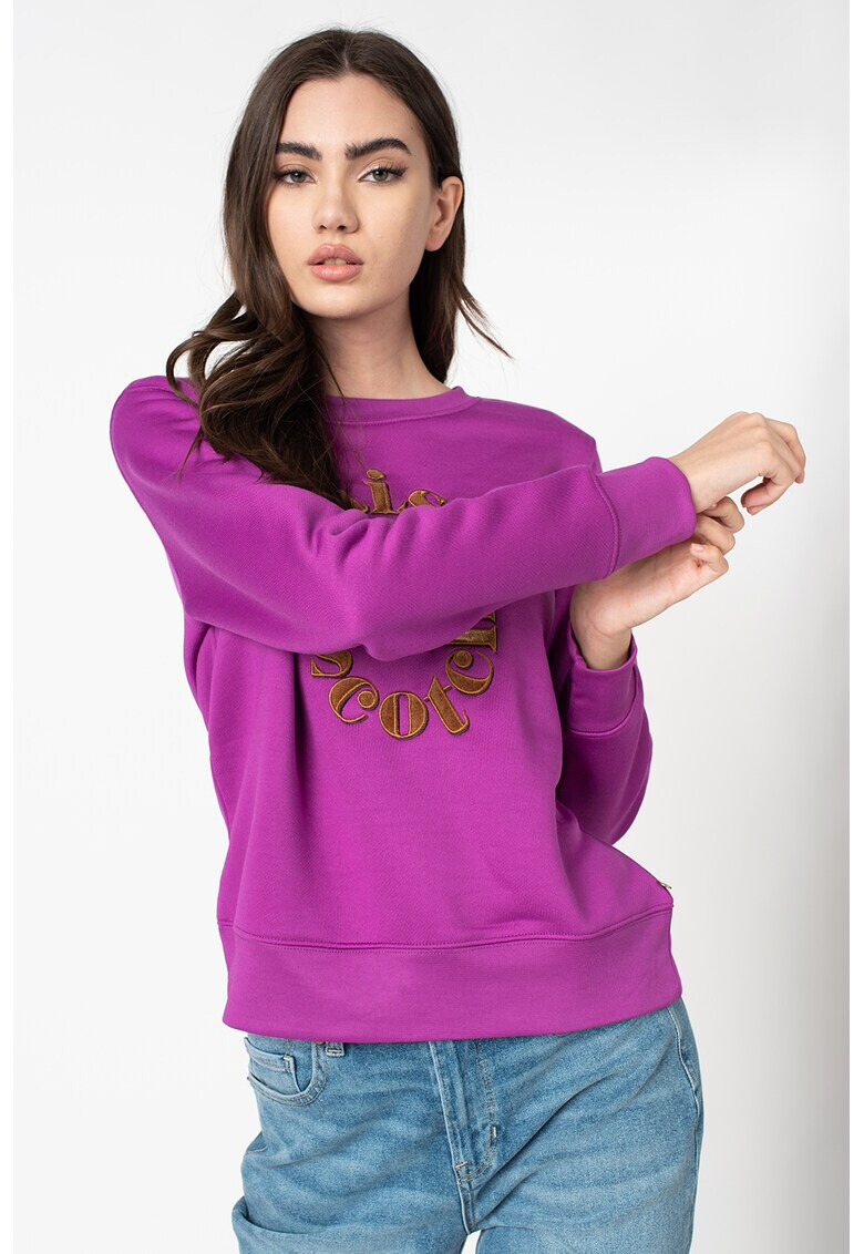 Maison Scotch Суитшърт с овално деколте - Pepit.bg