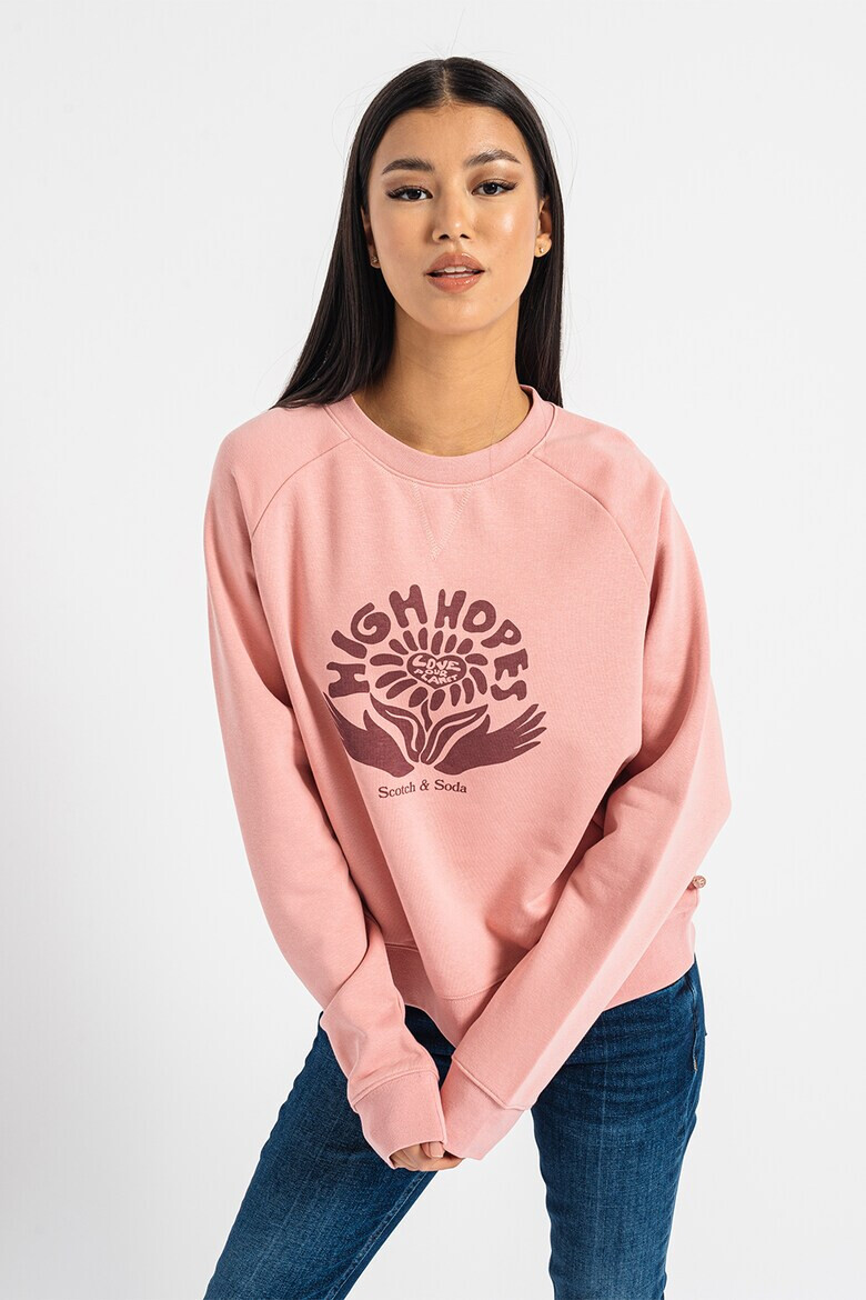 Maison Scotch Суитшърт с ръкави реглан - Pepit.bg
