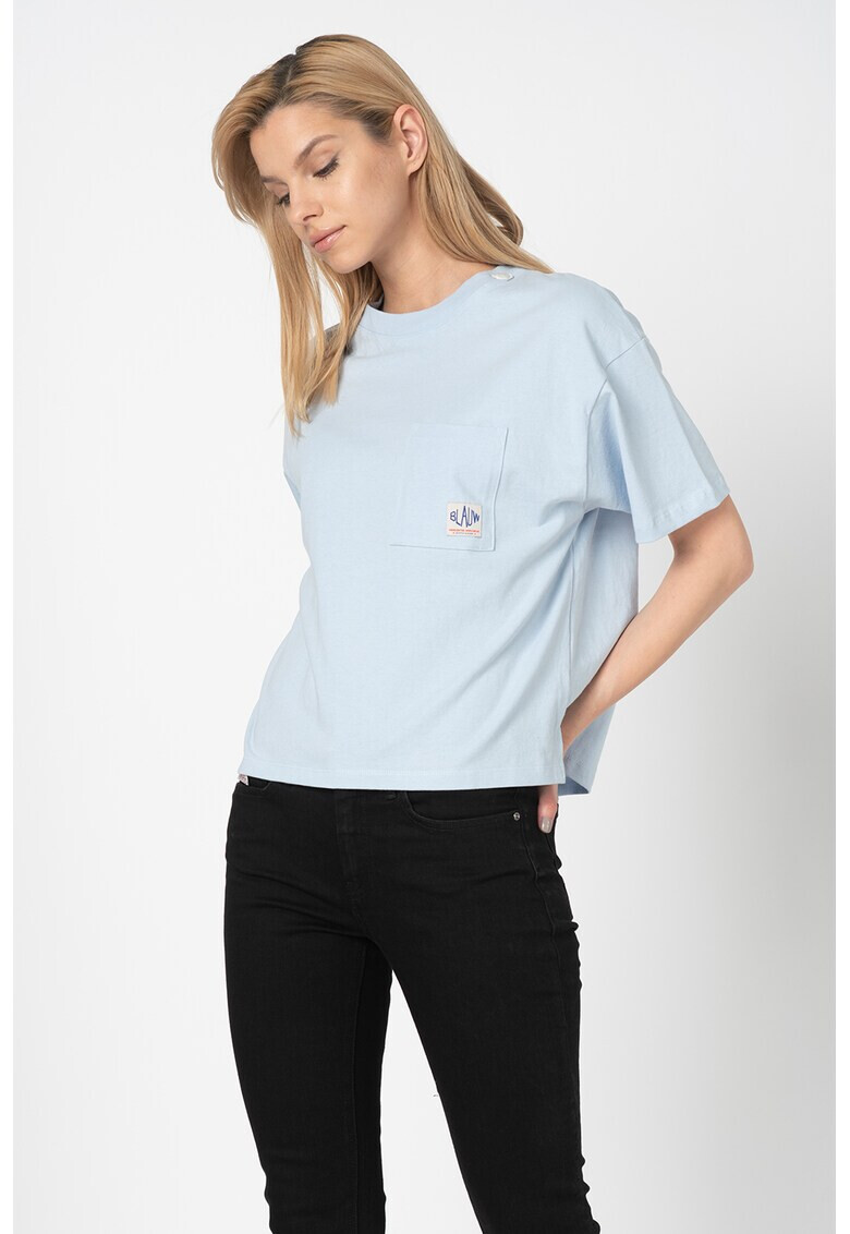 Maison Scotch Тениска с джоб на гърдите - Pepit.bg
