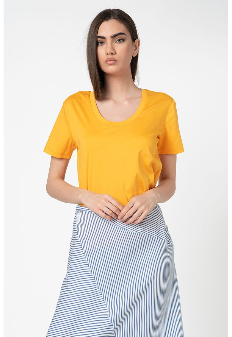 Maison Scotch Тениска с овално деколте - Pepit.bg
