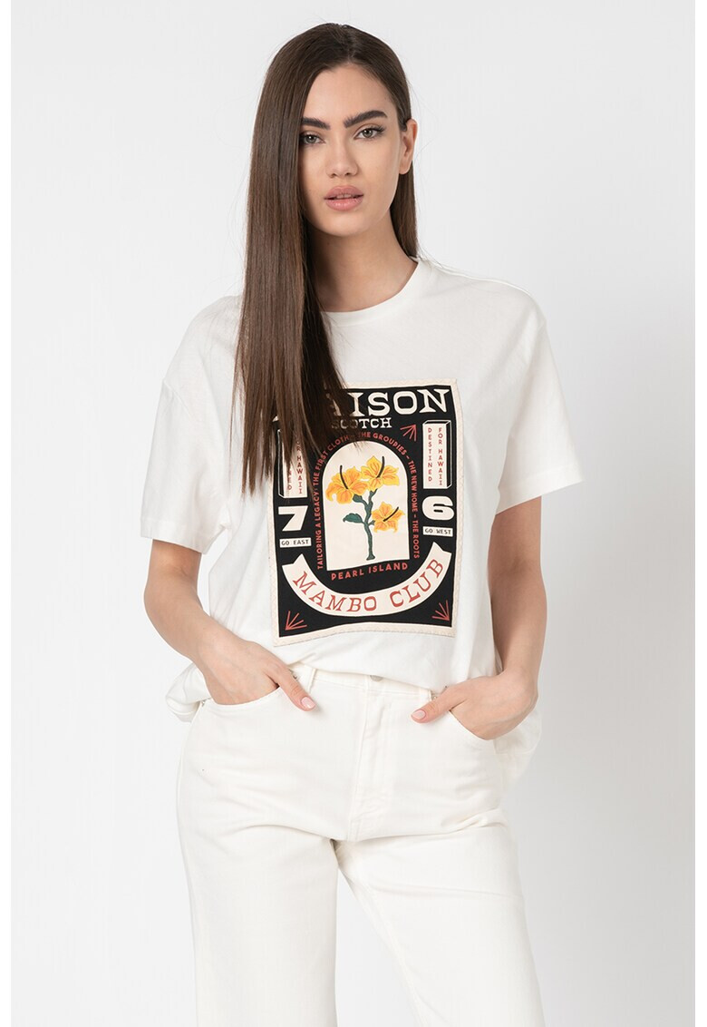 Maison Scotch Тениска с щампа - Pepit.bg
