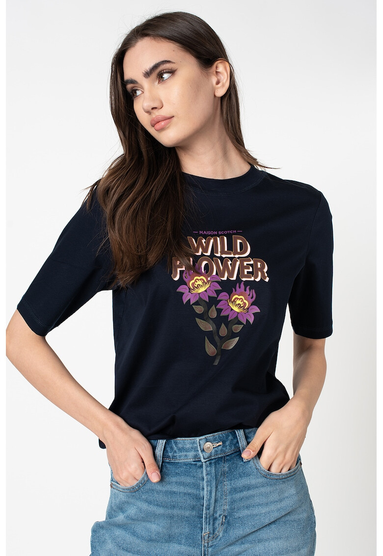 Maison Scotch Тениска с щампа - Pepit.bg