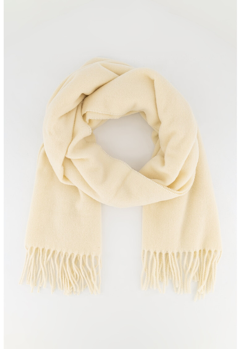 Maison Scotch Вълнен шал с ресни - Pepit.bg