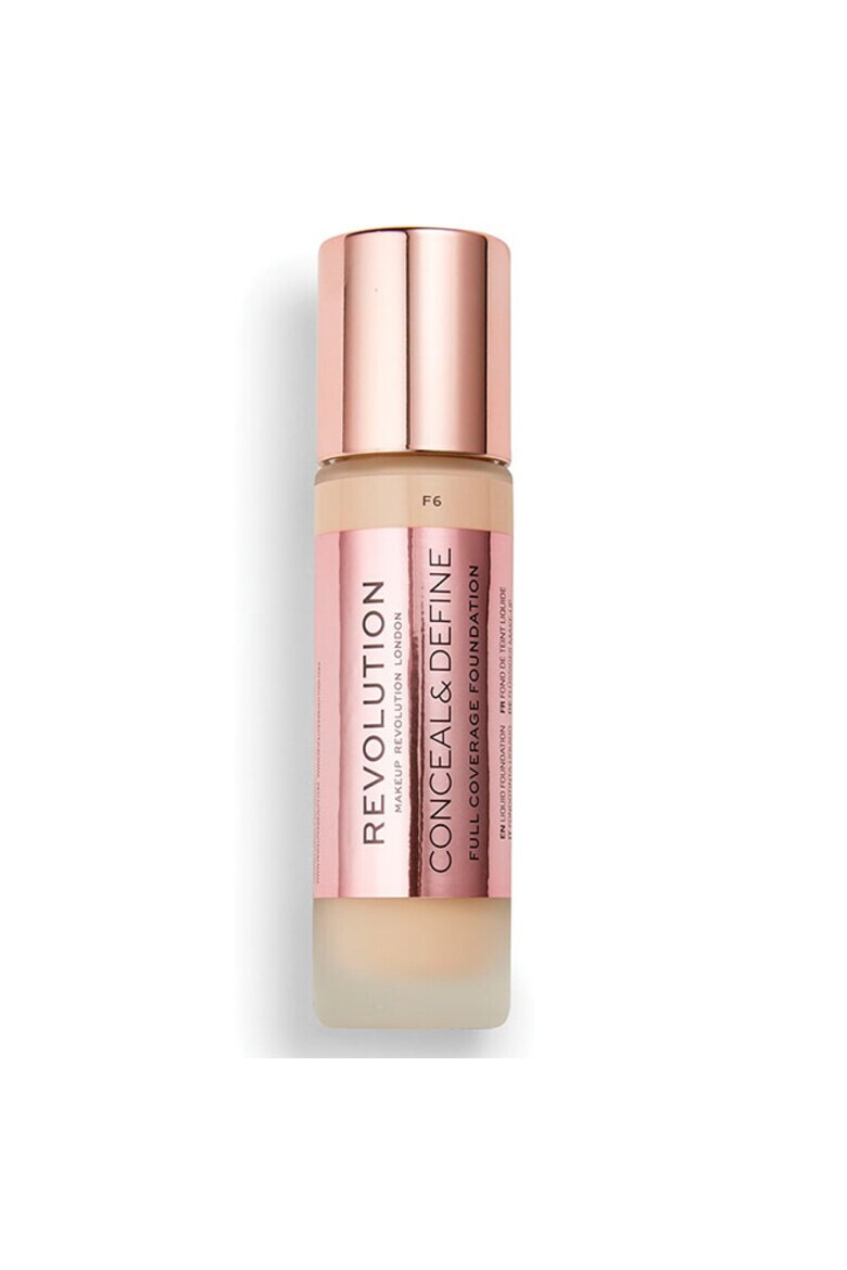 Makeup Revolution Фон дьо тен Conceal & Define F6 23 мл - Pepit.bg