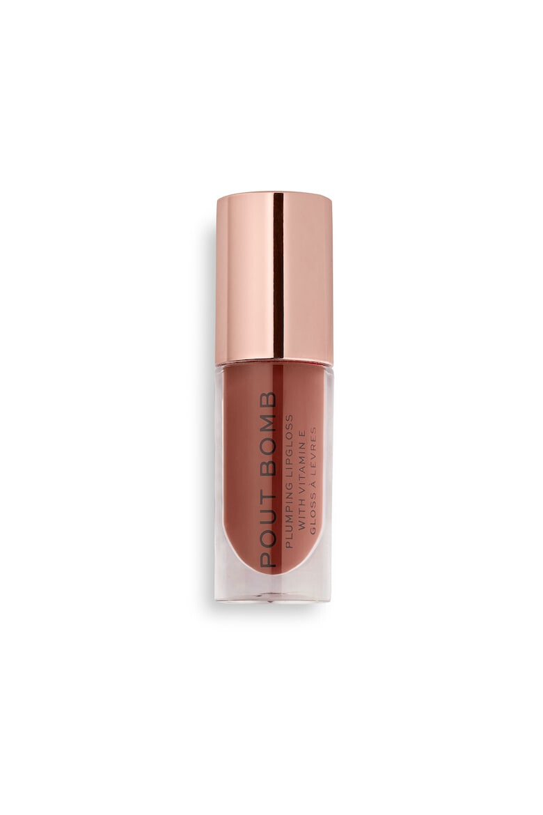 Makeup Revolution Гланц за устни Revolution Pout Bomb Plumping Gloss COOKIE 48 гр - Pepit.bg