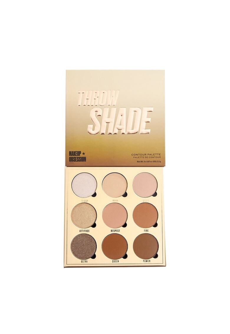 Makeup Revolution Палитра за контуриране Obsession Throw Shade 9x 2.2 г - Pepit.bg