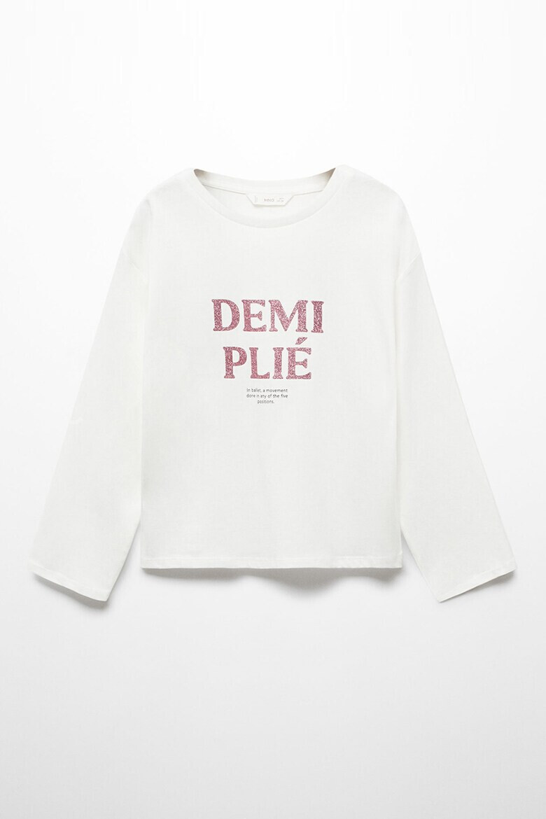 Mango Блуза Demi с надпис - Pepit.bg