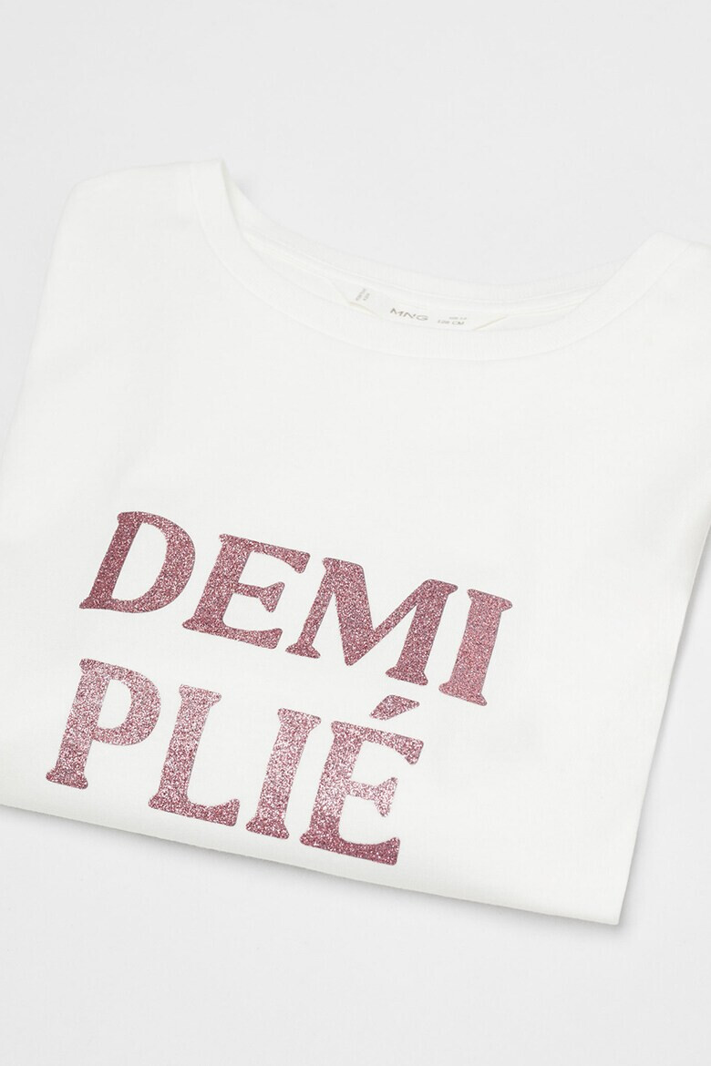 Mango Блуза Demi с надпис - Pepit.bg