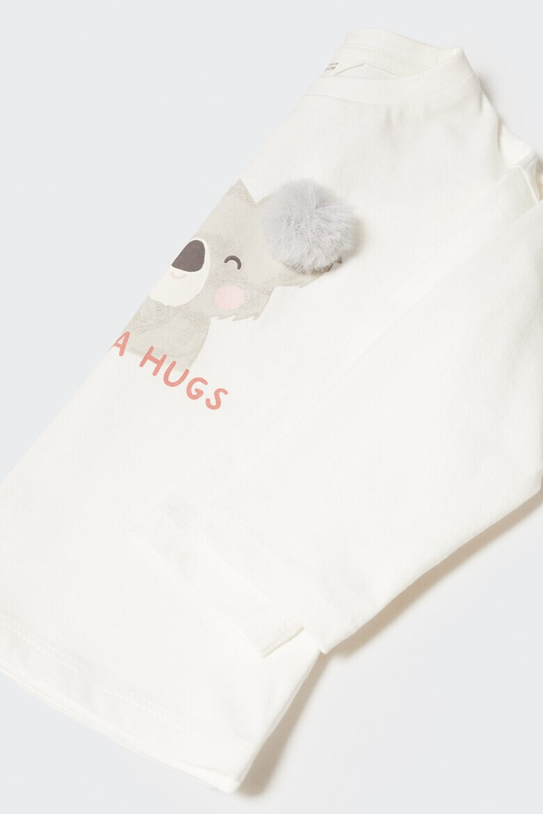Mango Блуза Koala с принт и помпони - Pepit.bg